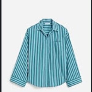 Madewell boxy button up shirt